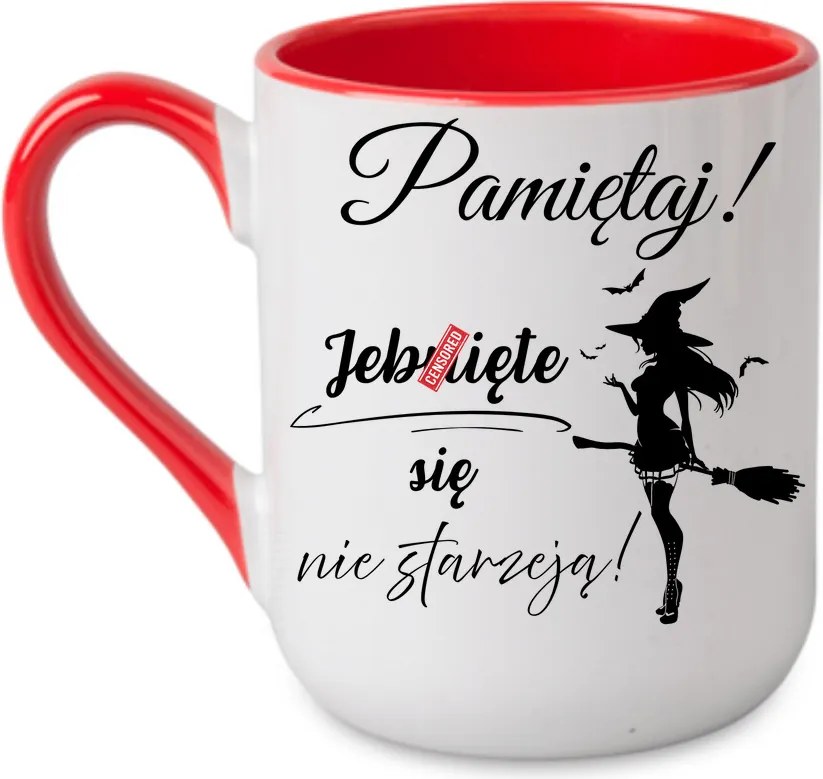 Bögre „Emlékezz, hogy a nem öregszenek” Ajándék Piros 330 coffee