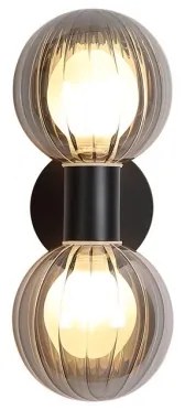 Searchlight 30507BK - Fali lámpa LUMINSPHERE 2xG9/7W/230V fekete