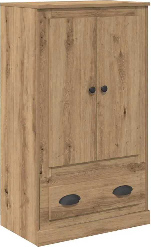 vidaXL Magasfiú fiókkal Artisan tölgy 60 x 35,5 x 103,5 cm Faanyag