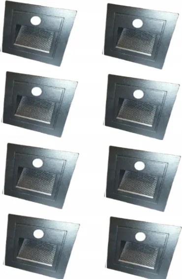 Arotelicht 3W Lépcsővilágítás Led Padló Szett 8 Db-os