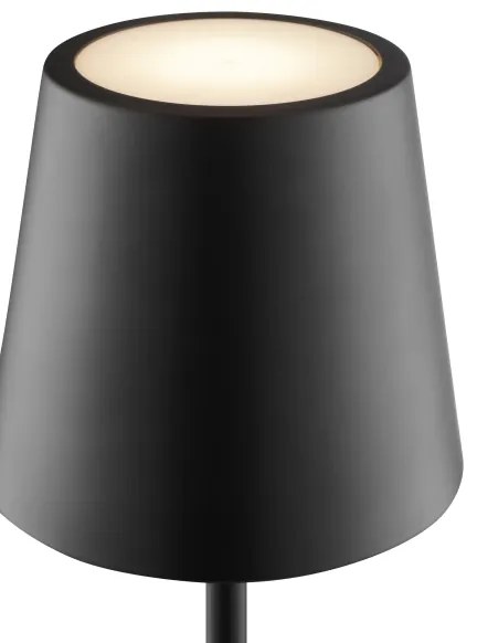 Brilliant - dimmelhető, tölthető érintésvezérelt asztali lámpa ELORA LED/2,5W/5V 2700K IP44 fekete