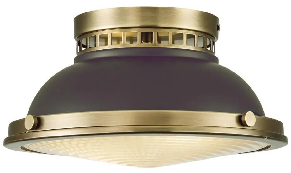 Hinkley HK-AMELIA-F-M-RB - Mennyezeti lámpa AMELIA 2xE27/40W/230V fekete/bronz