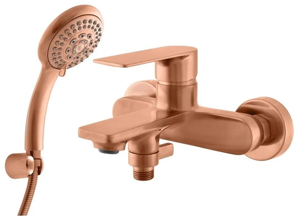 RAV Slezák NL154.5/1ZRK - Fürdőkád-szett kádcsapteleppel NIL, szálcsiszolt rózsaarany