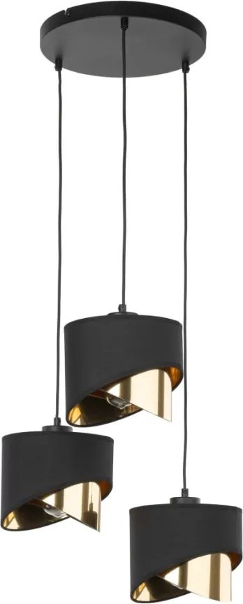 TK Lighting GRANT 4876 Függőlámpa 3x15W/E27 IP20