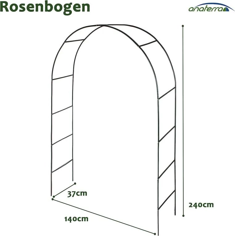 Kerti boltív kúszónövényhez 2 db 240 cm