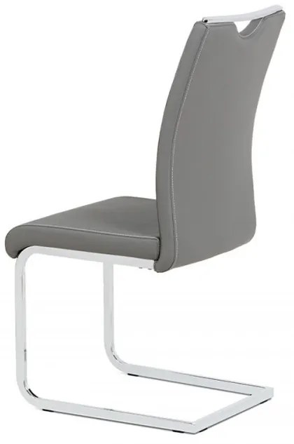 Scaun modern cu bază de sanie gri Dcl-411