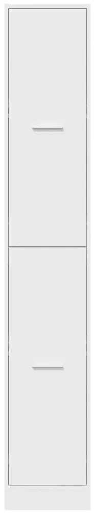 fehér patikusszekrény 30 x 41 x 174,5 cm rétegelt fából