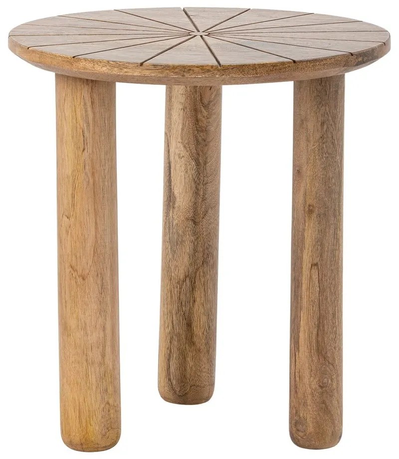 Mangófa kerek tárolóasztal ø 40 cm Stella – Bloomingville