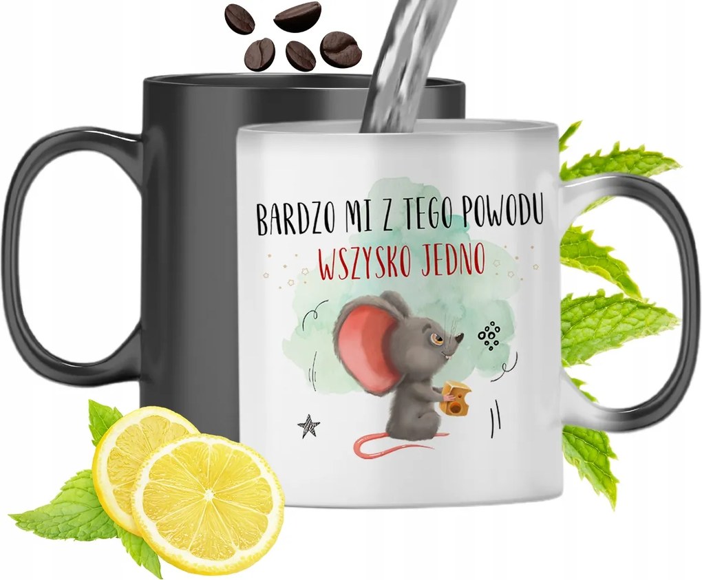 Mágikus Bögre Egérrel Színváltó Egér fényképes nyomtatással