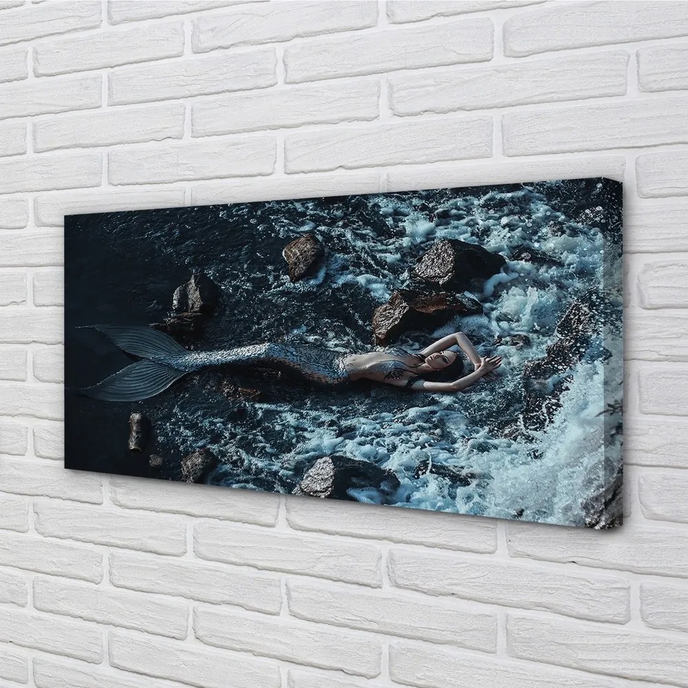 Canvas képek tenger sziréna 100x50 cm
