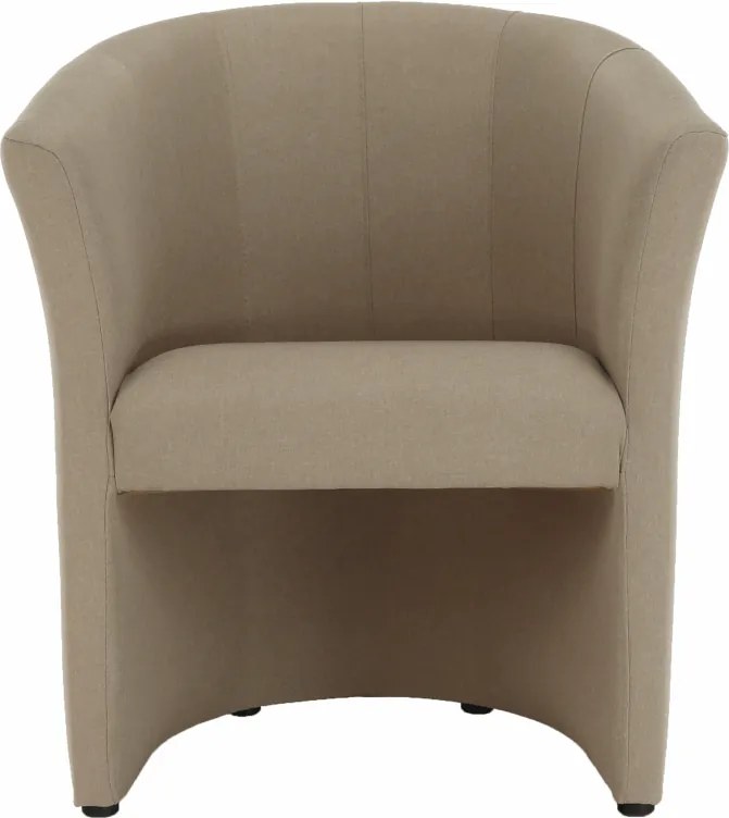 Klub fotel, bézs anyag, CUBA