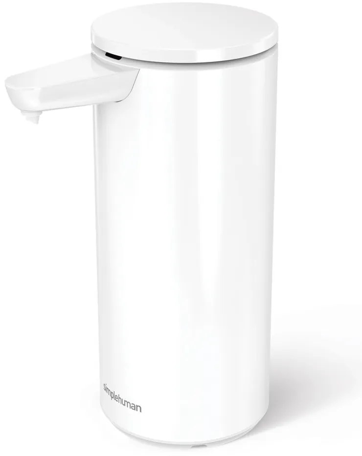 Fehér automata fém szappanadagoló 414 ml – simplehuman