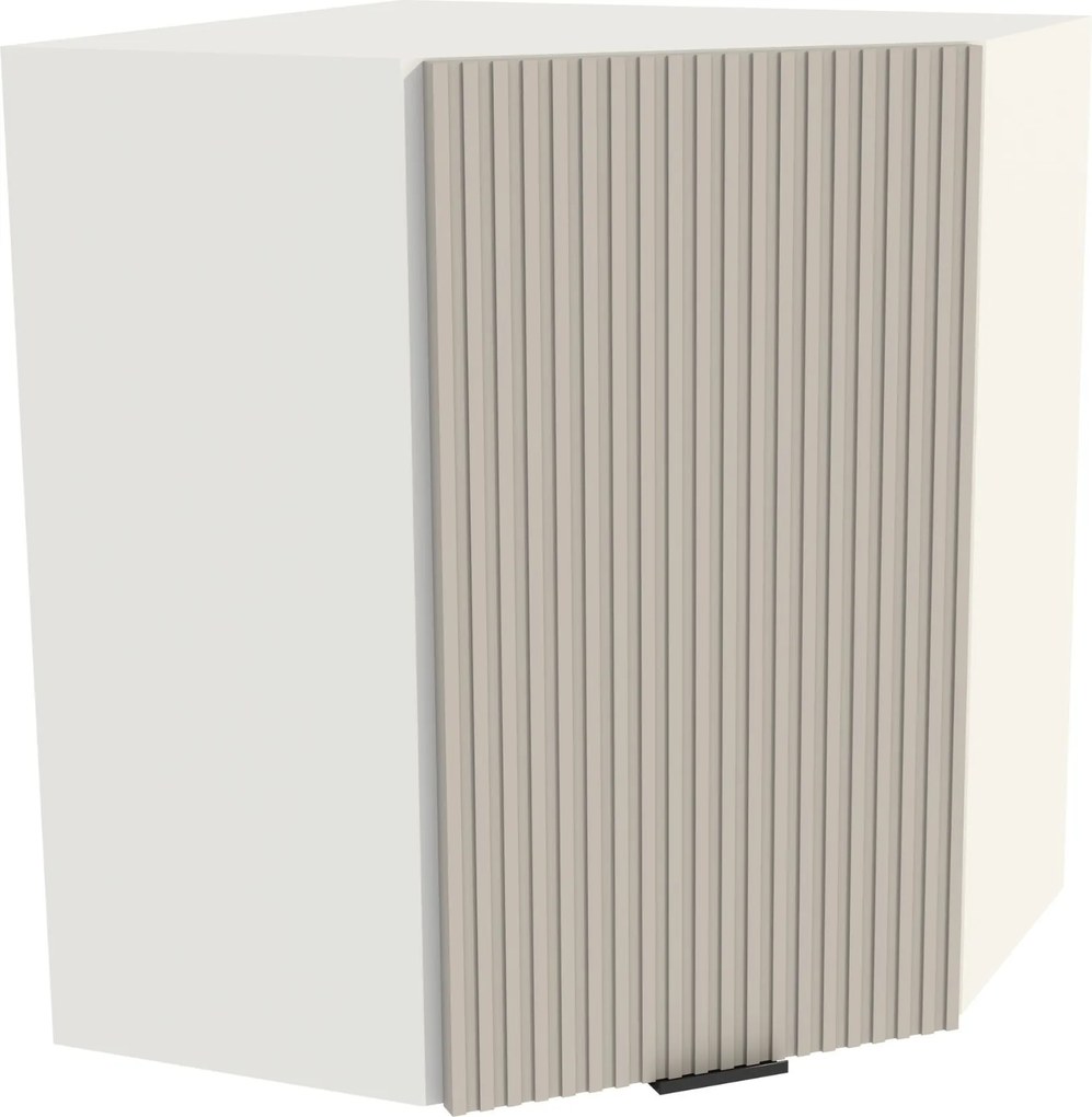 Konyhaszekrény felső sarok 60/72 Vigo fehér front Ryfla Kasmír matt