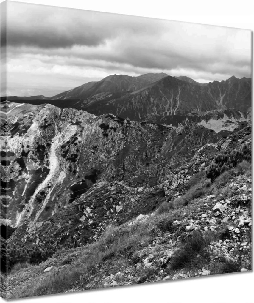 Vászonkép 40x40 Tátra Lengyel hegyek Kilátás