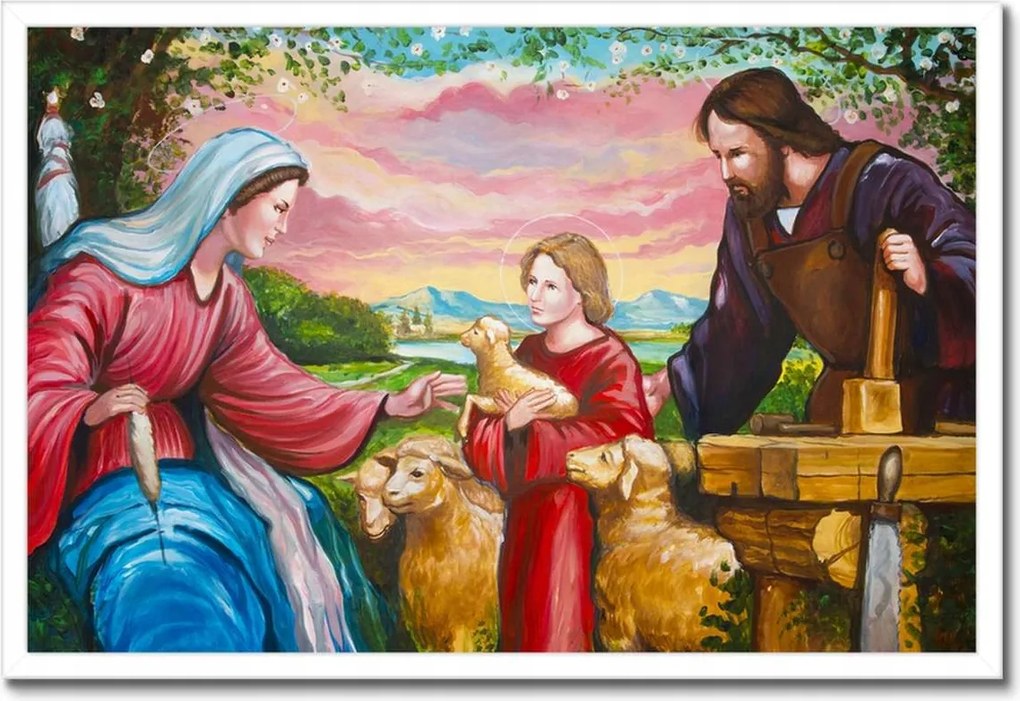 Poszterek keretben 60x40 Szent Család