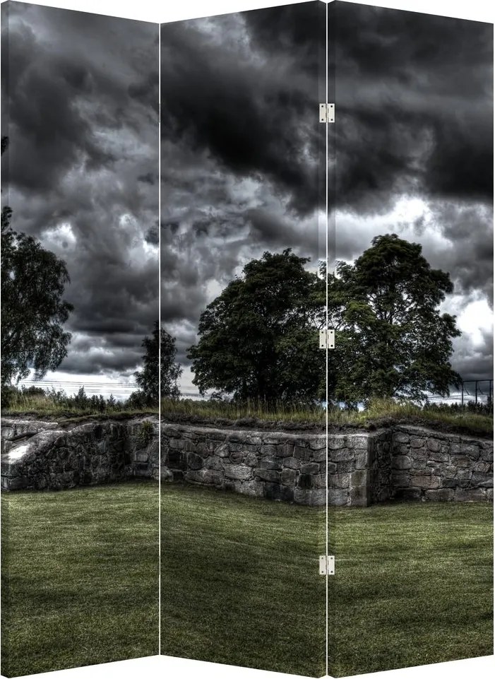 Paraván - Felhős ég (126x170 cm)