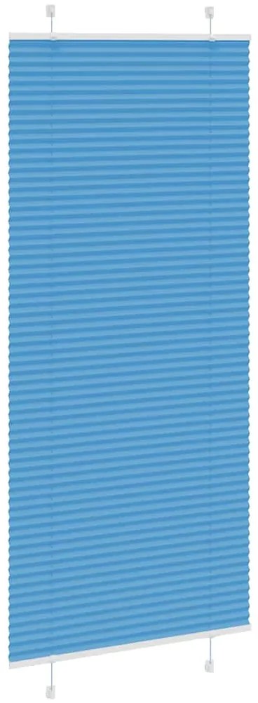 pliszírozott redőny kék 90x200 cm szövetszélesség 89,4 cm