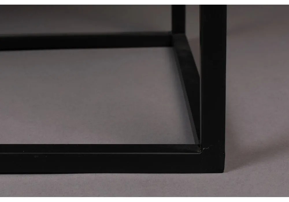 Fekete fém tálalószekrény 150x90 cm Boli – Dutchbone