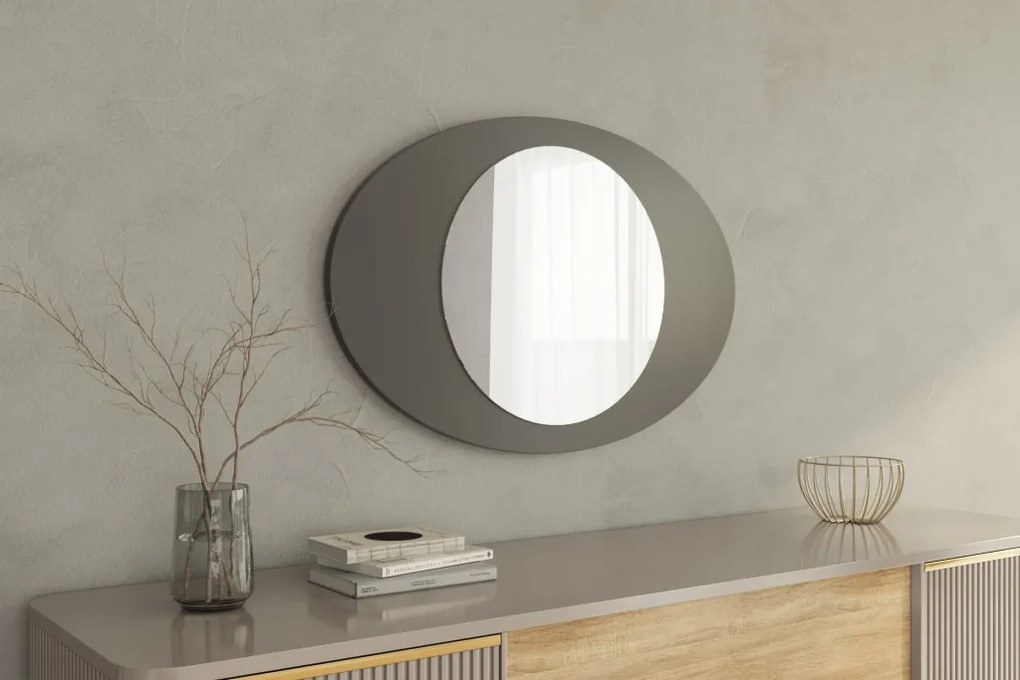 Obble tükör, antracit, 60 cm