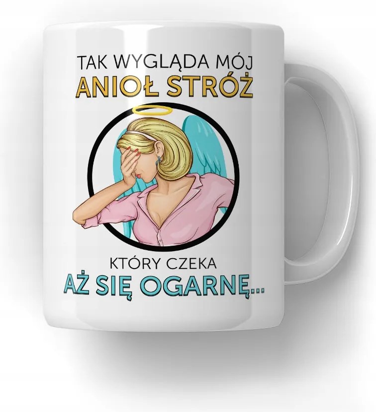 Bögre Így néz ki az angyalom Ajándék Kollégának Munkatársnak