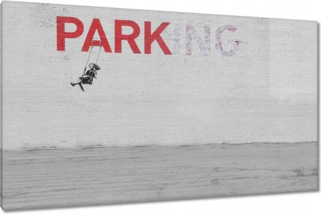 Festmények 120x70 Banksy Parkoló