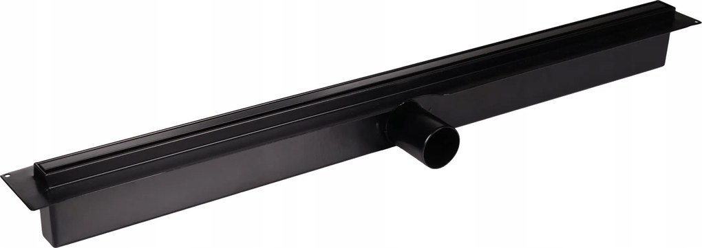 Lineáris Lefolyó Slim Fekete 85CM Rozsdamentes Acél