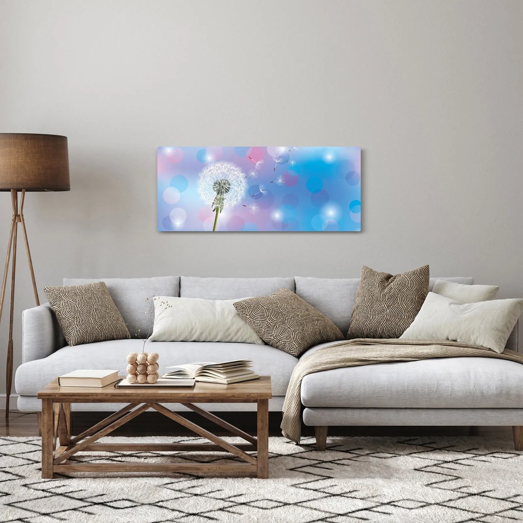 Kép - Pitypang a szélben (120x50 cm)