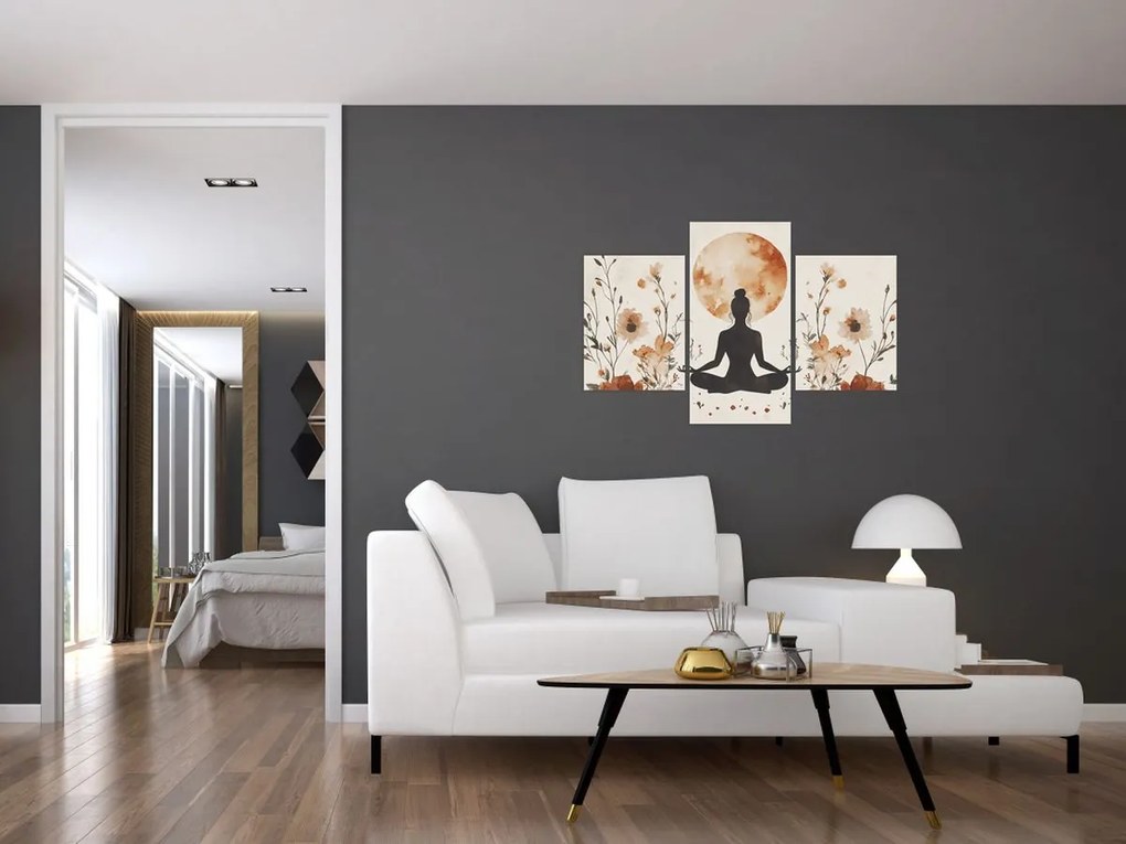 Kép - Narancssárga jóga (90x60 cm)