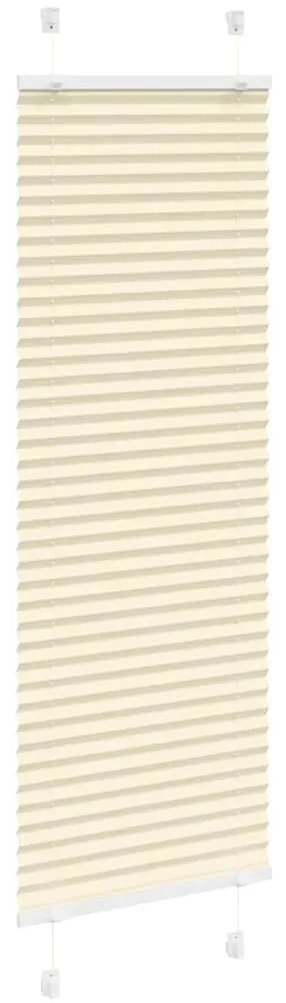 pliszírozott redőny krém 40x100 cm szövetszélesség 39,4 cm
