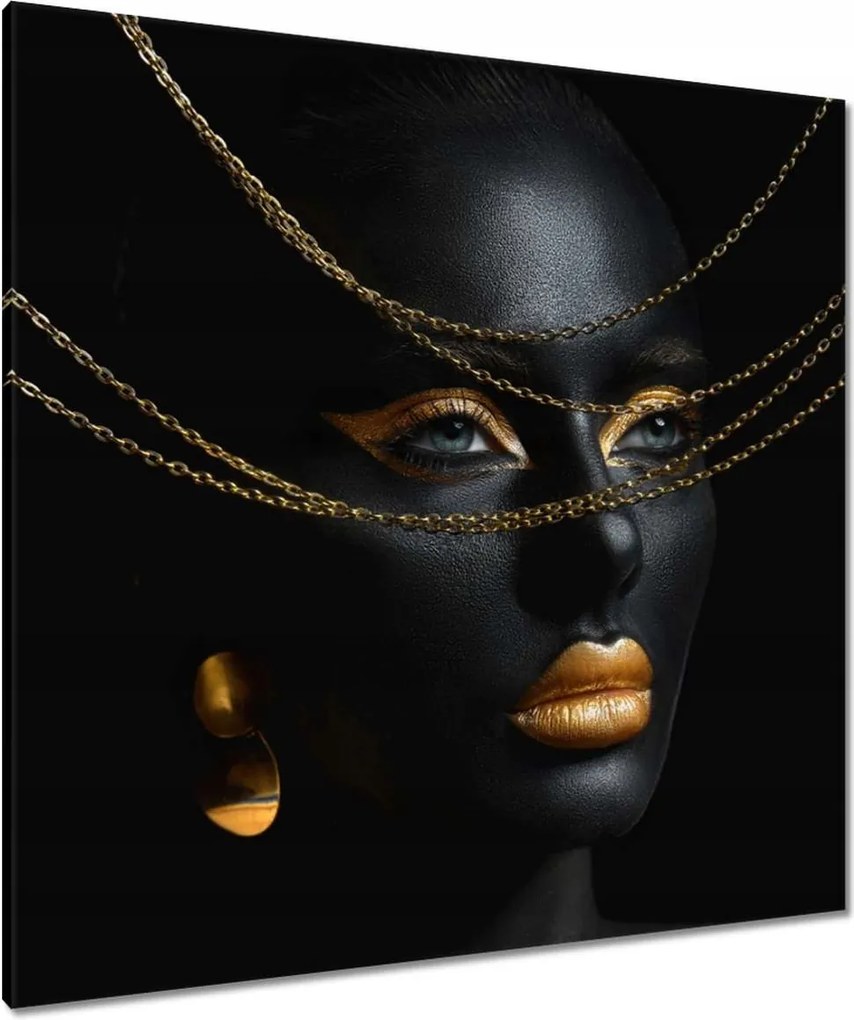 Vászonkép 90x90 Arany szépség