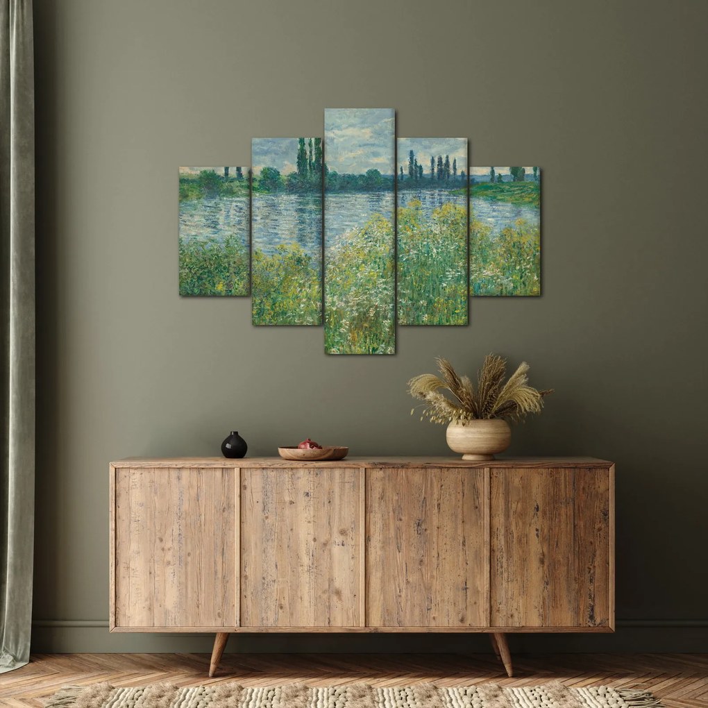 Kép - Claude Monet, Banks of the Seine, reprodukciók (150x105 cm)