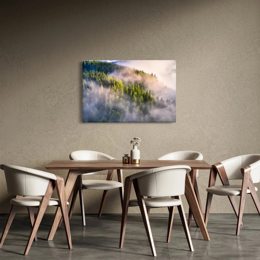 Egy hegyi táj képe (90x60 cm)