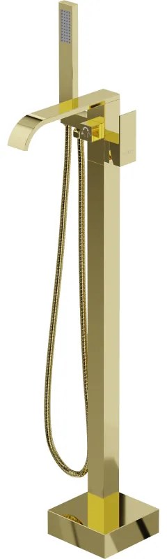 Mexen Lava szabadon álló kádcsaptelep, arany - 752433-50