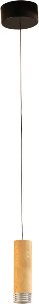 Fischer&Honsel SHINE-WOOD 61128 Függőlámpa 1x5,26w/led 2700k 638lm ip20
