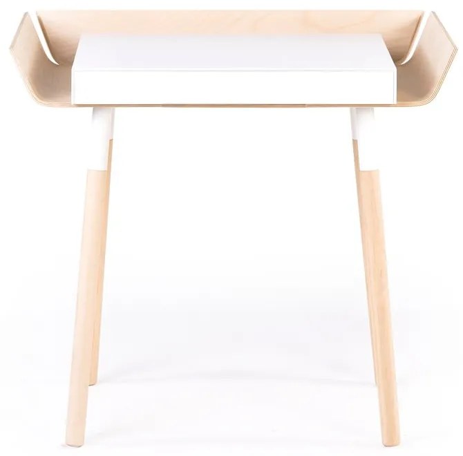 My Writing Desk fehér íróasztal 1 fiókkal - EMKO