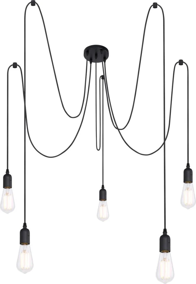 Függeszték Fekete MARACANA GLOBO-A110-5