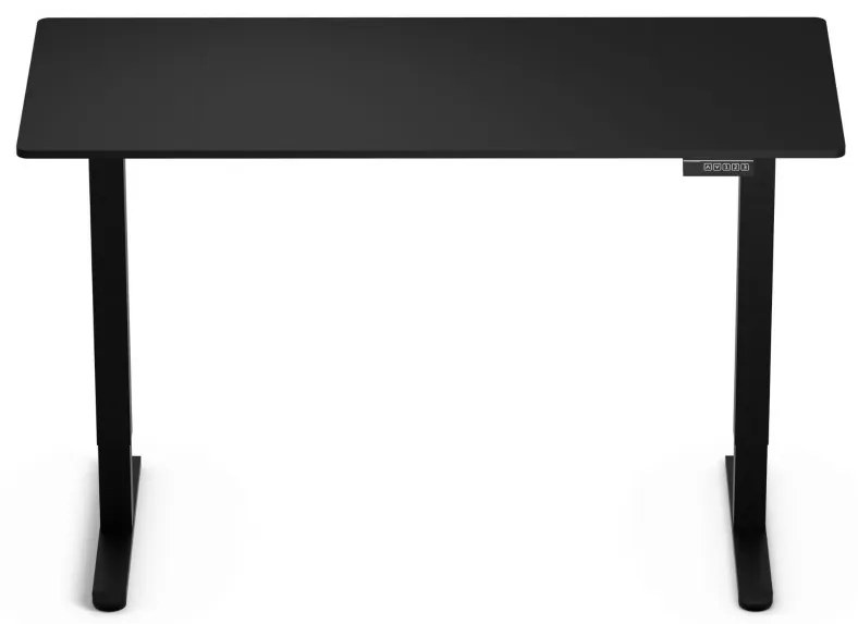 Elektromosan állítható magasságú íróasztal - 140x60cm fekete ülő-/állómunkához - LVN System Lite LV1713