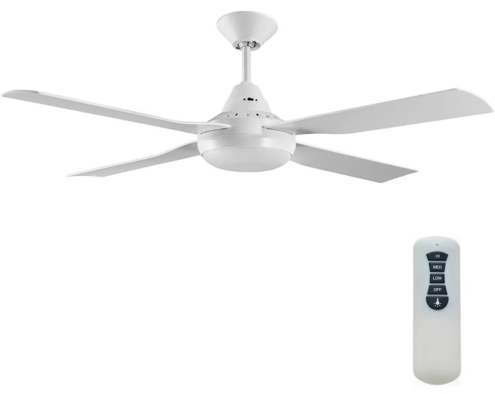 Lucci air 212898 - LED Dimmelhető ventilátor MOONAH 1xGX53/21W/230V fehér + távirányító