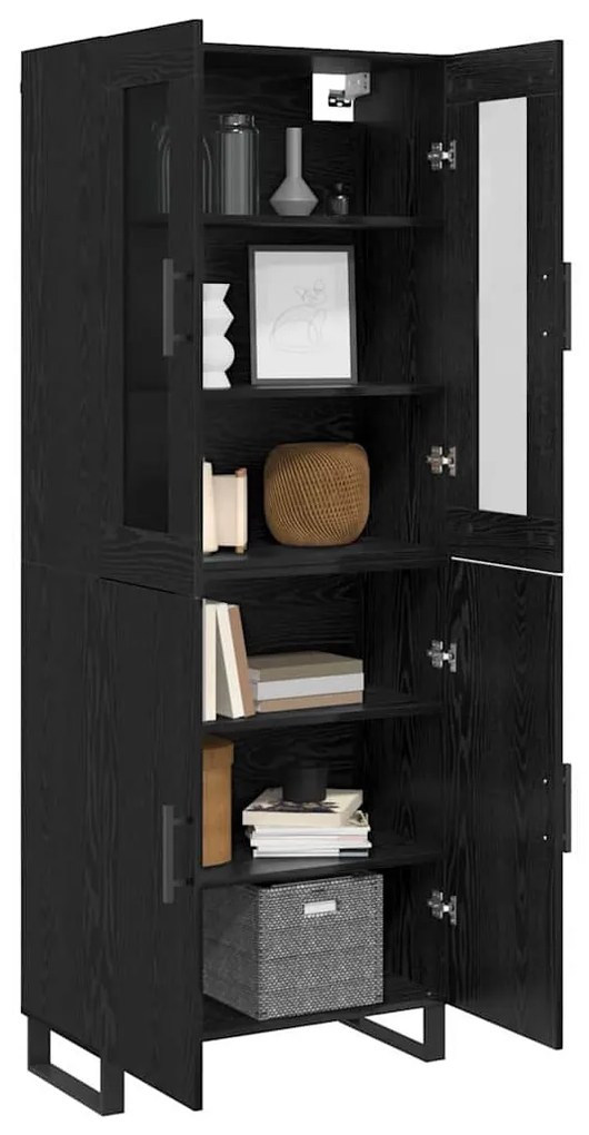 Magasfiú Musta tammi 69.5 x 34 x 90 cm Faanyag