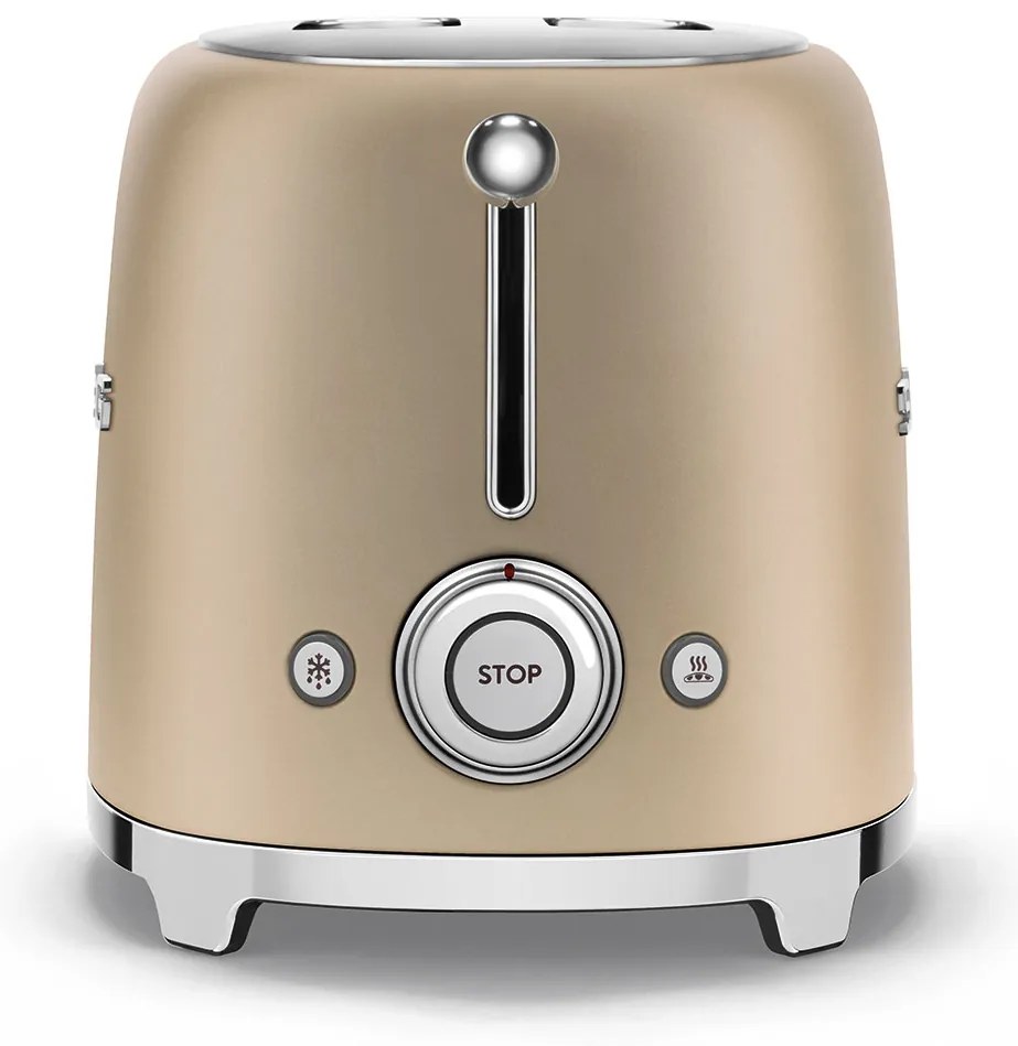 50's Retro Style toustovač P2 950W matný zlatý - SMEG