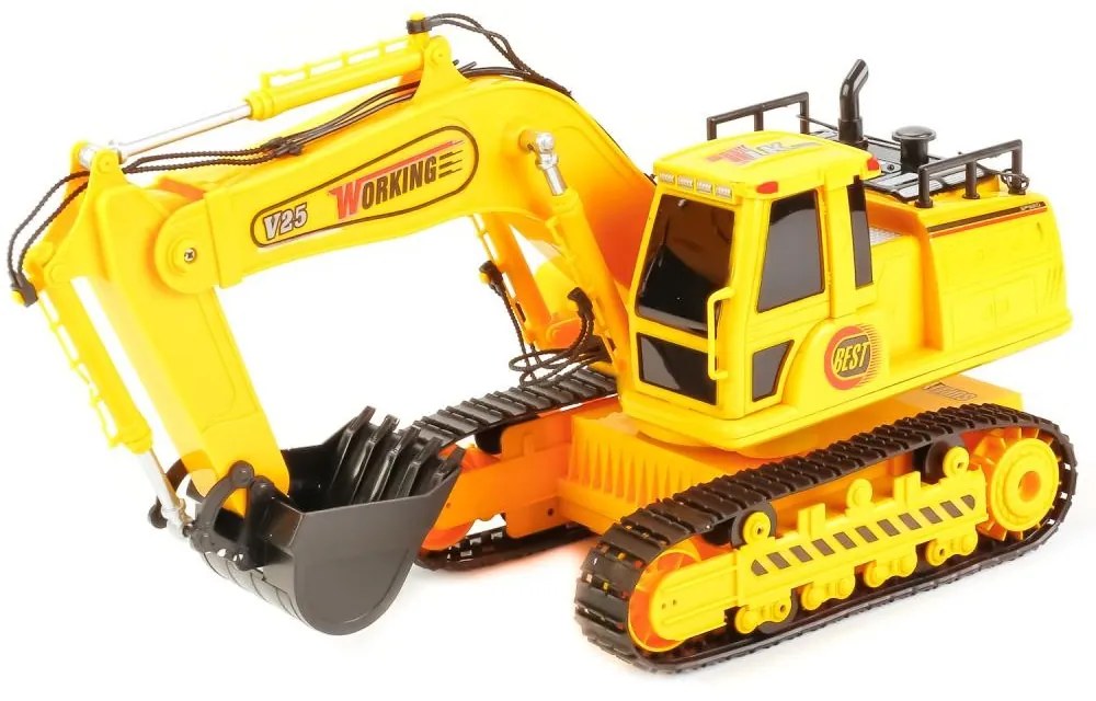 8 Csatornás RC Távirányítású Markoló Munkagép 1:14 2,4GHz akkumulátoros