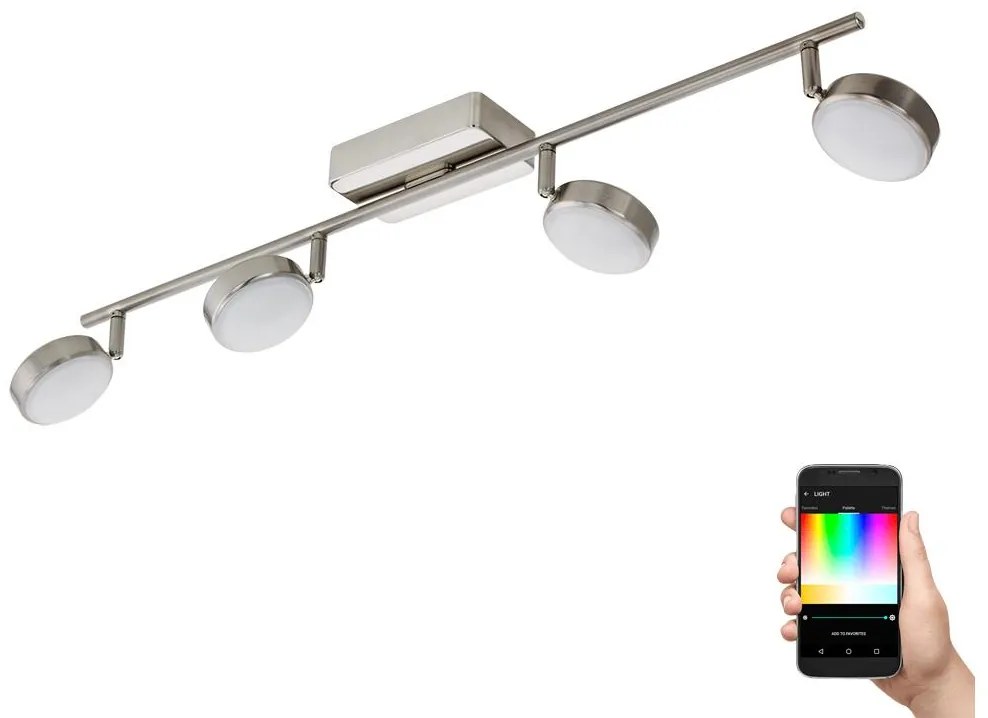 Eglo 97717 - LED RGB Dimmelhető spotlámpa CORROPOLI-C 4xLED/5W/230V