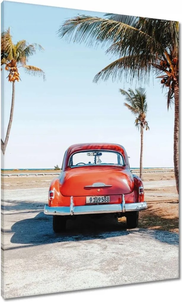 Vászonkép 70x100 Kubai autók Kuba