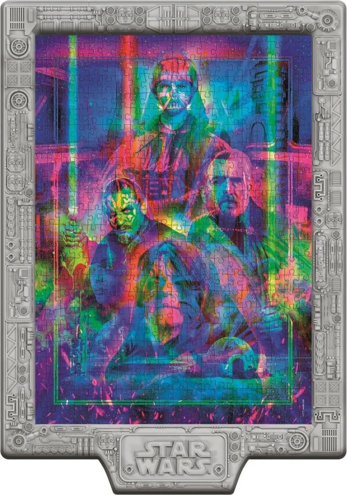 Star Wars Metamorphic 520 db-os puzzle LED-es keretben Clementoni