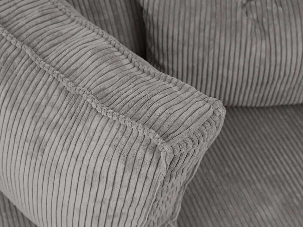 U alakú ülőgarnitúra SMART COSARO 295x140 cm, világosszürke