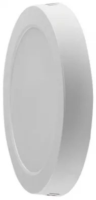 LED panel , 18W , falon kívüli , kerek , természetes fehér , V-TAC