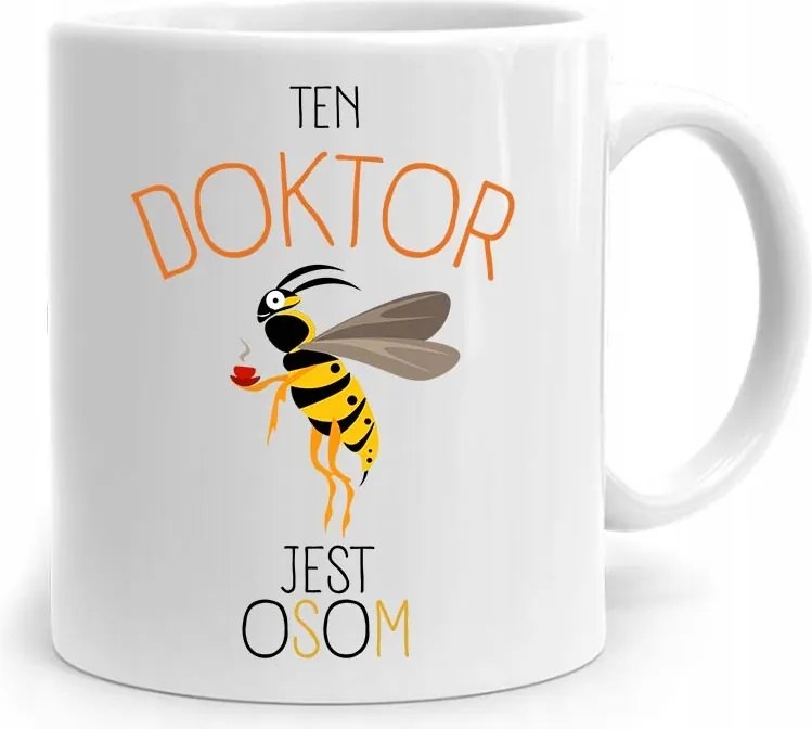 Bögre Ajándék Orvosnak Ez A Orvos Egy Darázs, fényképes nyomtatással