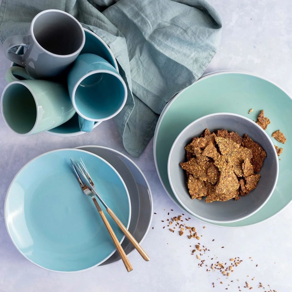 Mäser 24 darabos ELISSA étkészlet – zöld fényes