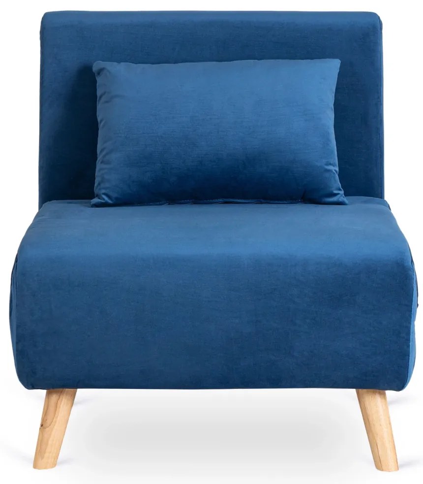 Fotel Rozkładany MARRY Granatowy