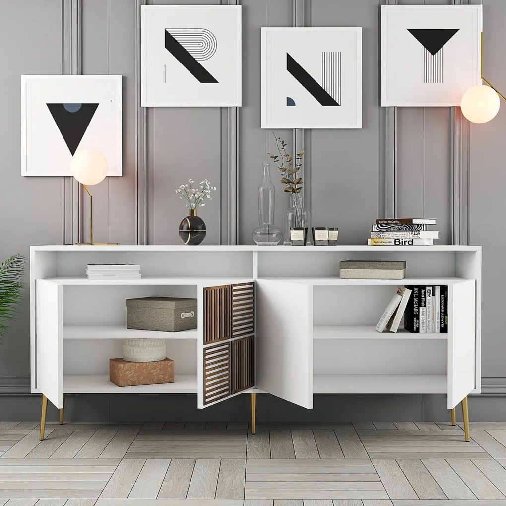Milan - White, Gold
